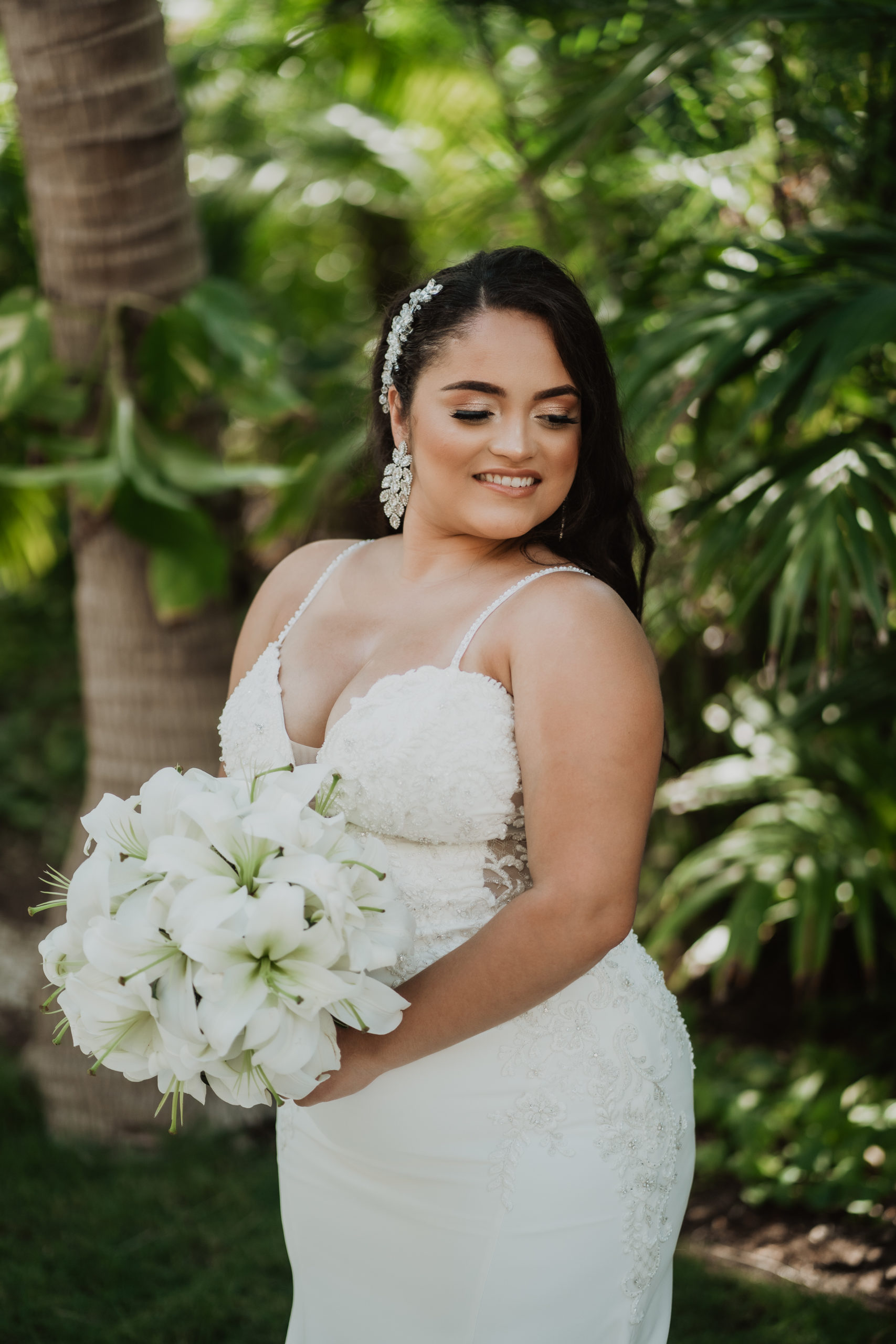 bride in Cancun wedding