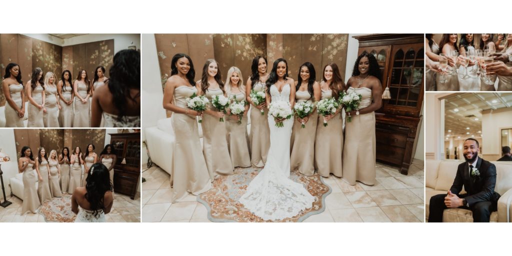 Bridal Party Photos at Treasury on the Plaza in St Augustine, FL