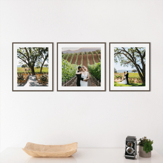 framed prints wedding