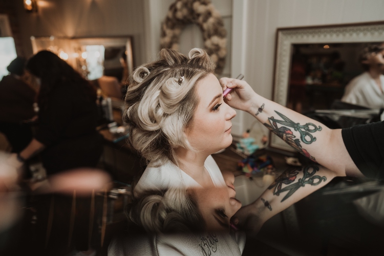  Top Wedding Photography Trends for 2024 - Getting Ready Photos of bride and bridal party
