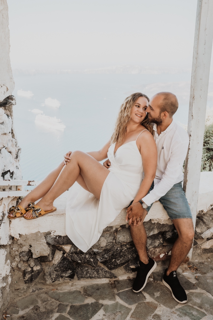 Santorini Greece elopement and wedding photographer