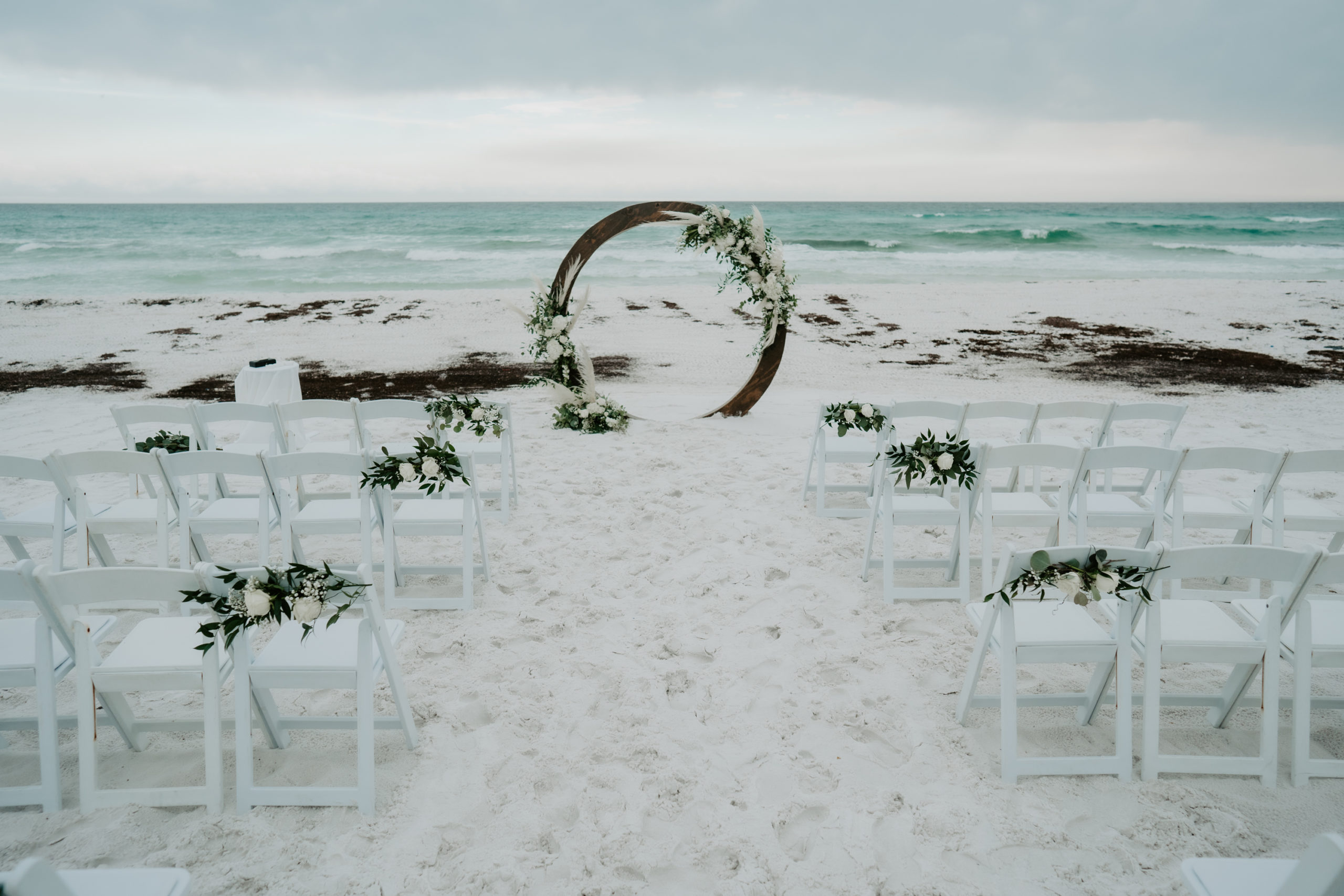 romantic wedding location at the beach